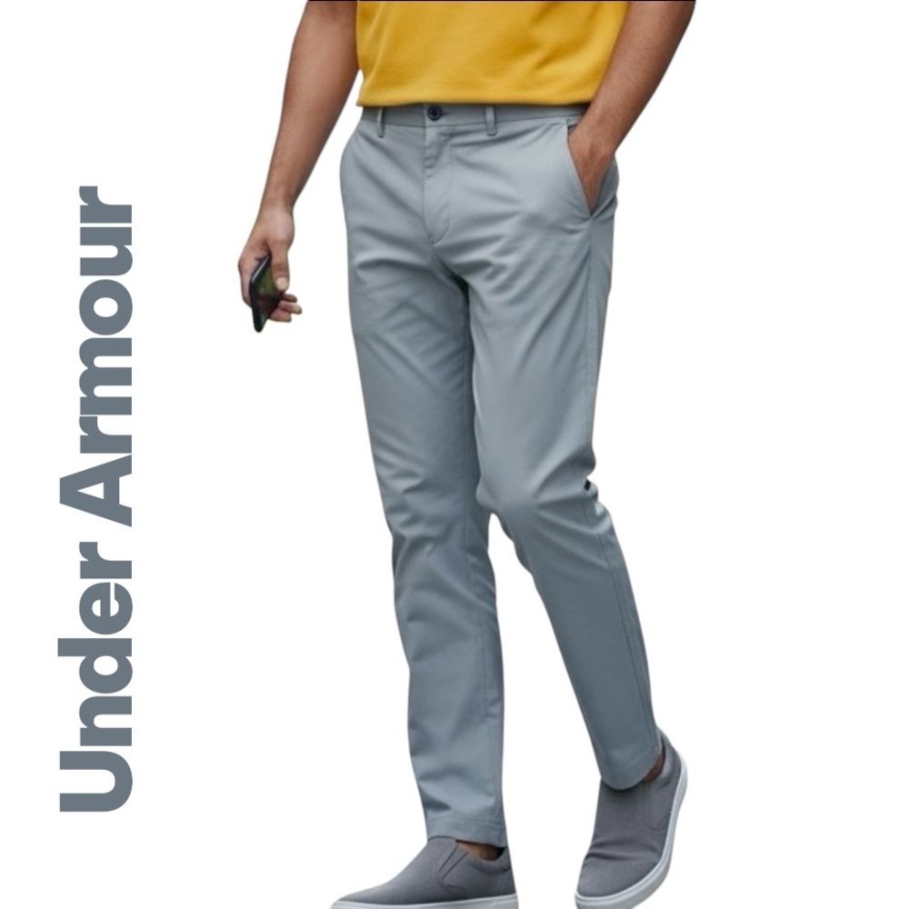 Under Armour Pants  Performance Golf Gray Flat Front